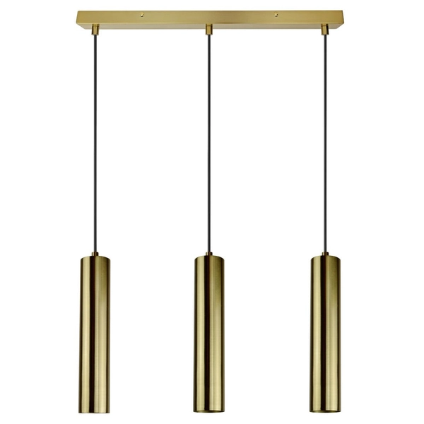 Nowoczesna LAMPA wisząca NAPOLI 318718 Polux minimalistyczny zwis na listwie złoty