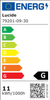 Ścienna lampa nad łóżko BENTJER 79201/09/30 Lucide LED 6W+3W 3000K czarny