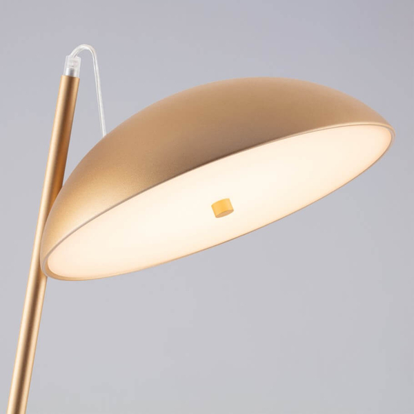 Podłogowa lampa metalowa VIBORAL LE44527 LED 30W 3000K złota