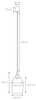 LAMPA wisząca LONGIS II 10134109 Kaspa kulista OPRAWA szklany ZWIS loftowy przezroczysty