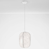 Lampa wisząca do jadalni MAPIRI LE44746 owalna nad stół biała