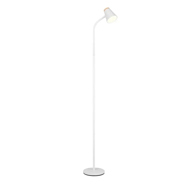 Podłogowa lampa PONGO R45831101 LED 4,5W 3000K do czytania biały