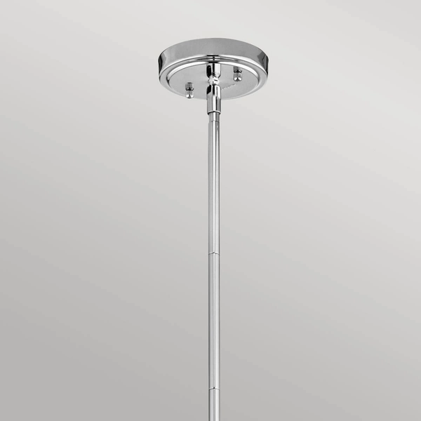 Salonowa lampa wisząca Everly KL-EVERLY-P-S-CH szklana chrom przezroczysty