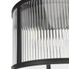 Przysufitowa lampa do kuchni Bianka BIA5322 ryflowana czarna