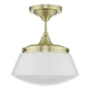 Kuchenna lampa sufitowa Caden CAD0175 Dar Lighting mosiądz biała