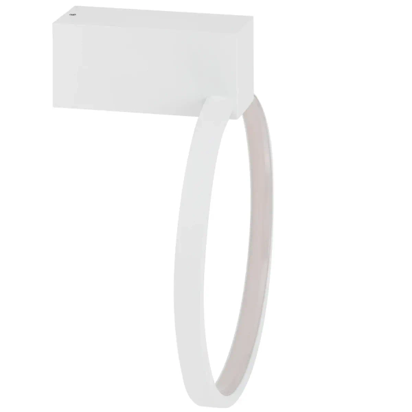 Pierścieniowa lampa ścienna CIRCOLO 11601 LED 9W 3000K ring biały