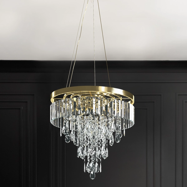 Żyrandol pałacowy wiszący Kalabria AZ4905 przezroczysty