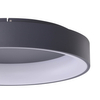 Szara lampa przysufitowa Solvent LED 92W zdalnie sterowana