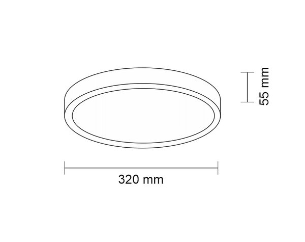 Plafon LAMPA sufitowa NOMI 8593 Shilo łazienkowa OPRAWA plafoniera okrągła LED 11,52W 4000K IP44 czarna