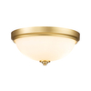 Lampa sufitowa Malibu FE-MALIBU-F-BATH-BB Feiss IP44 szczotkowany mosiądz