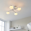 Łazienkowa lampa sufitowa L&-195008 Light& kule szklane IP44 chrom