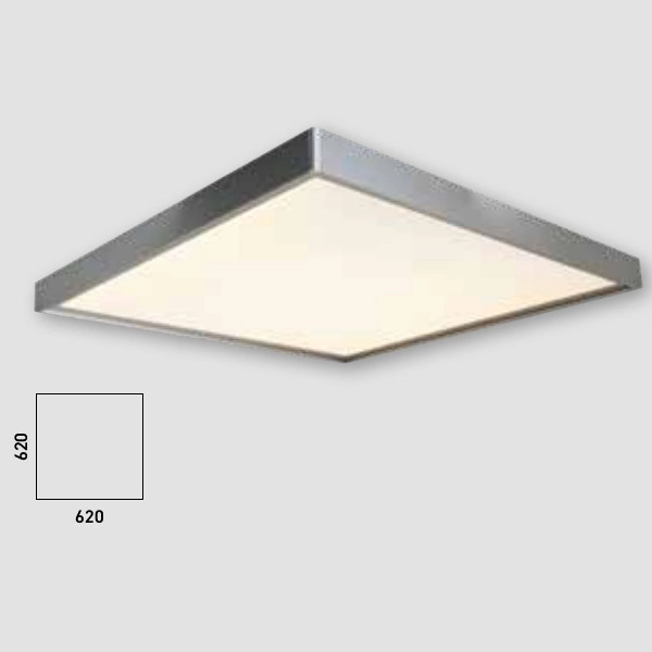 Kwadratowa LAMPA plafoniera DIVERSITY 1192126 Nave sufitowa OPRAWA metalowy plafon LED 40W 3000K ścienny biały