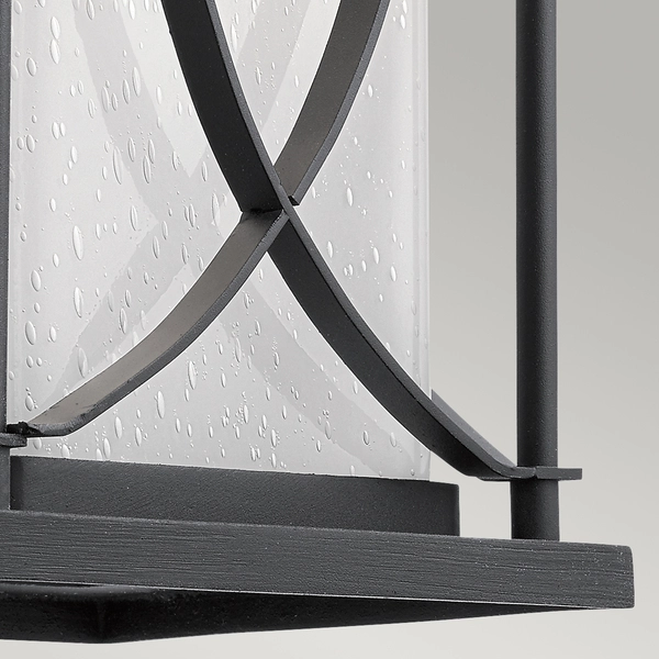 Kinkiet latarnia naścienna QN-ASHBERN-L ogrodowy czarny