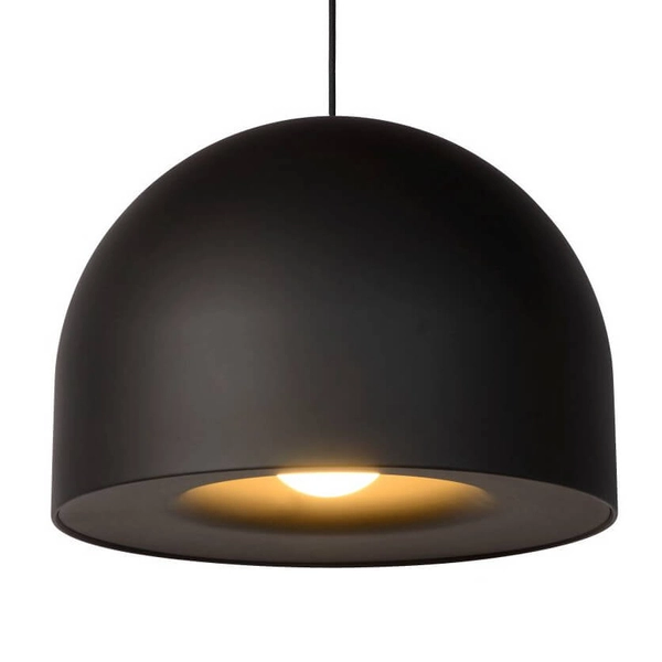 Lampa zwisająca Akron 20421/01/30 Lucide kopuła do gabinetu czarna