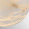 Kulista lampa wisząca Kepler QN-KEPLER-1P-M-BG LED 15W 3000K złoty biały