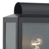 Elewacyjna lampa ścienna Notary NOT2122 lampion IP44 czarny