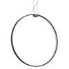 Wisząca lampa ring Acirculo ST-10453P/D500A black Step LED 72W 3000K nad stół czarna