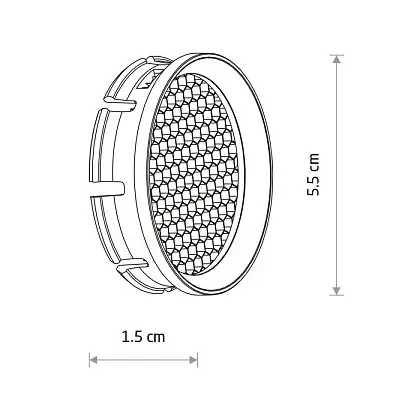 Filtr przeciwodblaskowy do lamp HONEY COMB 11427 czarny