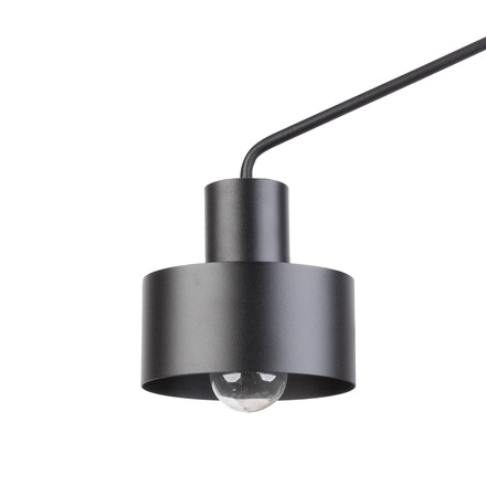 Natynkowa LAMPA sufitowa JUMBO 31533 Sigma metalowa OPRAWA na wysięgnikach plafon czarny