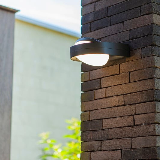 Ścienny kinkiet FELE 5196301118 Lutec LED 13,5W 3000K IP54 elewacyjny szary