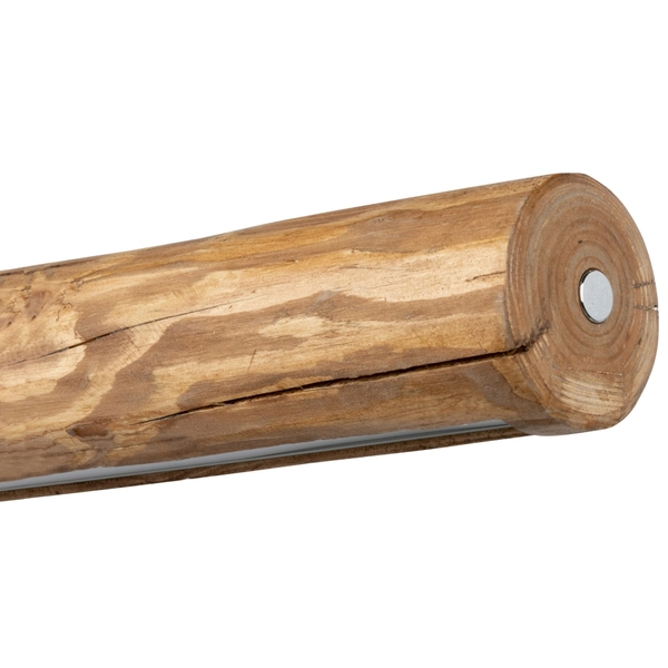 Drewniana LAMPA wisząca LUCAS 69480104 Spotlight ekologiczna OPRAWA belka LED 25,5W 3000K zwis sosna bejcowana czarny