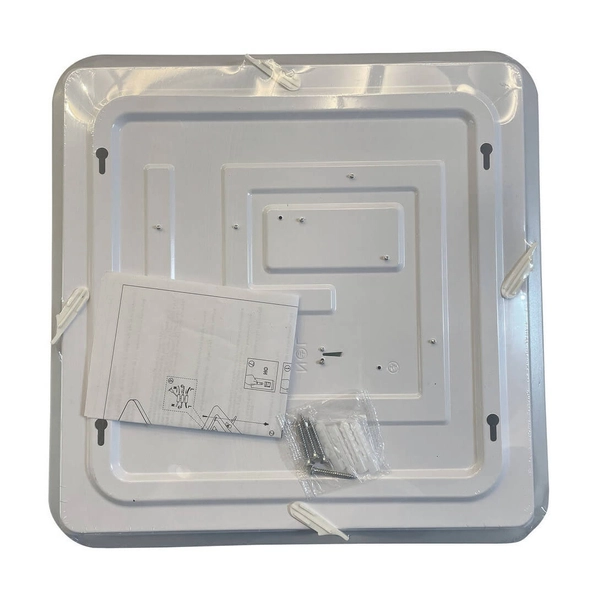 Plafon do salonu Babilon LP-335/1C S 4BK square Light Prestige LED 18W 4000K biały