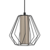 Lampa wisząca Alkaba 5023 Shilo tuba klatka regulowana czarny