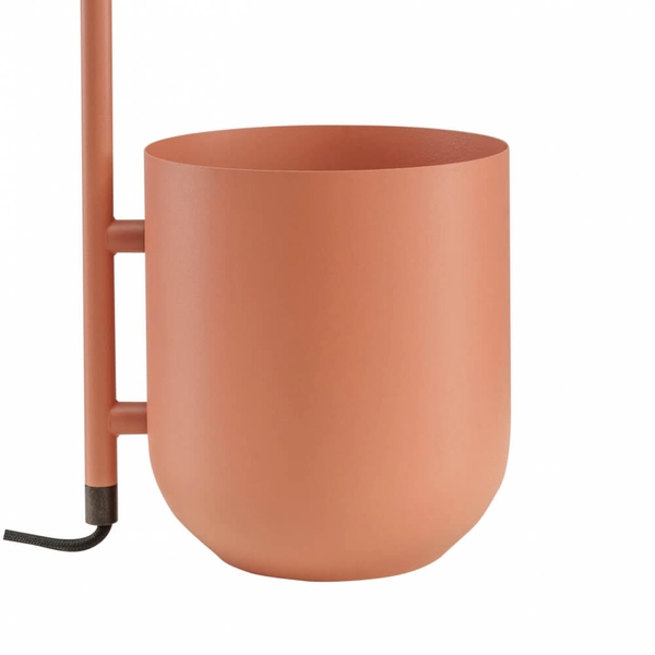 Stołowa lampa Botanica Wood 41115115 Kaspa z regulacją pomarańczowa