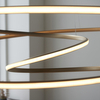 Salonowy żyrandol L&-197645 Light& LED 131W 3000k serpentyna złota