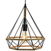 Druciana LAMPA wisząca 8802/1 ZWIS - 06 Elem metalowa OPRAWA industrialny ZWIS loftowy czarny