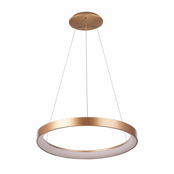 Lampa wisząca Vico PND-53675-058RPC-GD-3KS4K-TRDIMM Italux LED 48W 3000-4000K złota