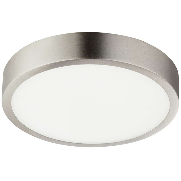 LAMPA sufitowa VITOS 12366-15 Globo okrągła OPRAWA metalowa LED 15W 4000K plafon nikiel