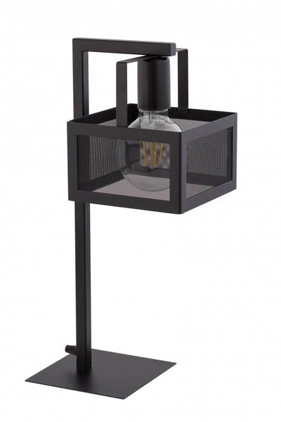 Industrialna lampa stojąca Albert 50241 na biurko czarna