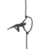 Regulowana wisząca lampa LAGO 11675 tuba tkanina szara