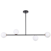 Sufitowa LAMPA loftowa GAMA 33188 Sigma szklana OPRAWA kule balls czarne białe