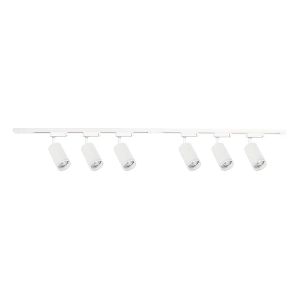 Regulowana lampa sufitowa 2m Pipe Ring Track ML2086 tubki biały