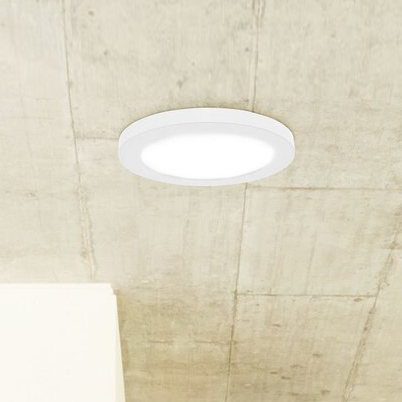 Okrągła LAMPA sufitowa SONNET 1491 Rabalux wpust OPRAWA metalowa plafon salonowy z czujnikiem LED 18W 4000K biały