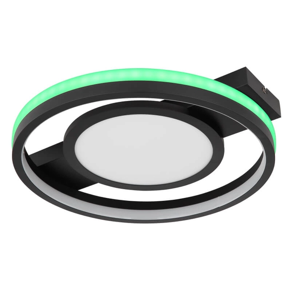 Plafon okrągły Gisell 41393-40 LED 40W 3000-6500K ściemniacz czarny