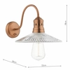 Kinkiet ścienny retro kapelusz miedziany Adeline OUTLET