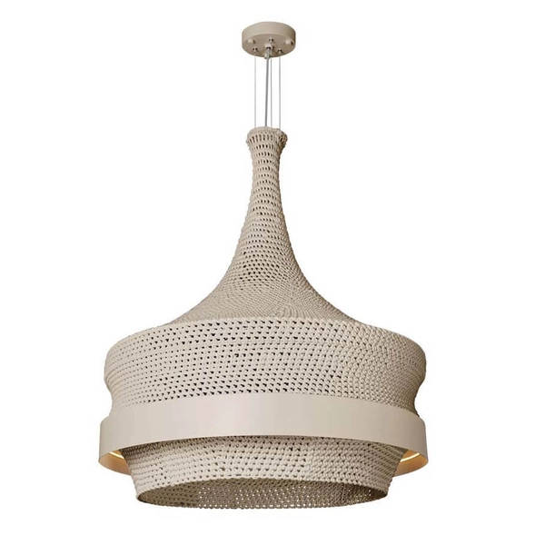 Lampa wisząca Dota 5032 Amplex LED 32W 3000K skandynawska bawełniana beżowa