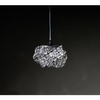 Zwisająca lampa Bari AZ2104 Azzardo kryształy zwis crystals srebrna