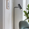 Podłogowa lampa MARLEY 412400132 czarna tuba z włącznikiem 151cm