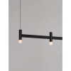 Potrójna lampa wisząca do salonu CORVETA LE45426 LED 12W 3000K czarna