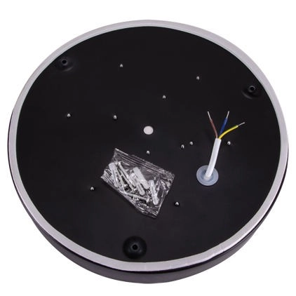 Sufitowa LAMPA plafon TOTEM LED C 03928 Ideus okrągła OPRAWA metalowa LED 48W 4000K minimalistyczna czarna