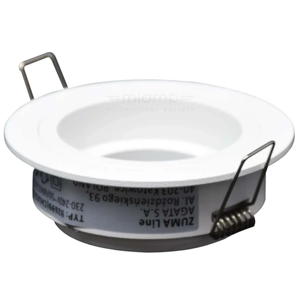 Metalowa lampa sufitowa Chuck 92699-N Zumaline wpust do zabudowy