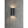 Metalowy kinkiet ścienny zewnętrzny ROLD 84141003 LED 10,5W 3000K IP54 czarny