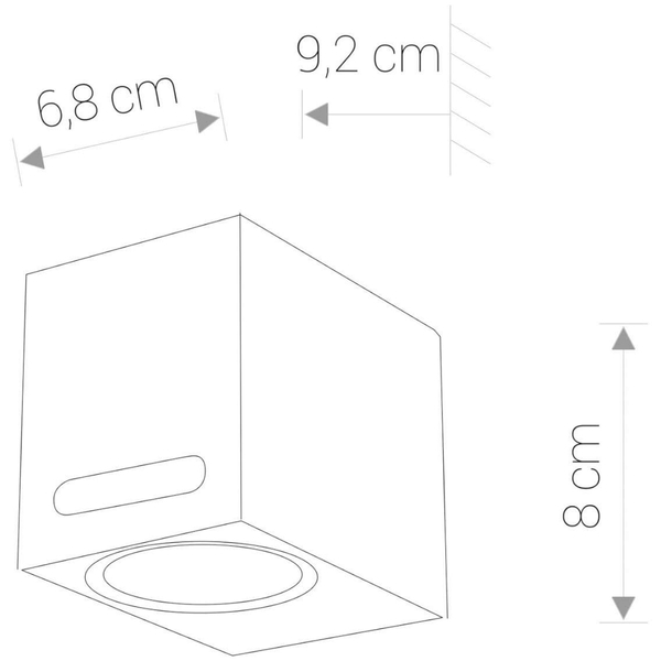 Ogrodowa LAMPA ścienna ASSOS 9123 Nowodvorski zewnętrzna OPRAWA metalowa elewacyjna IP54 czarna