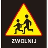 Trzykolorowe szkiełko do projektorów LED LOGG3-ZWOLNIJ ostrzegawczy