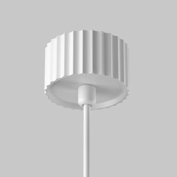 Minimalistyczna sufitowa lampa Calipso P106PL-01-GU10-W tuba biała
