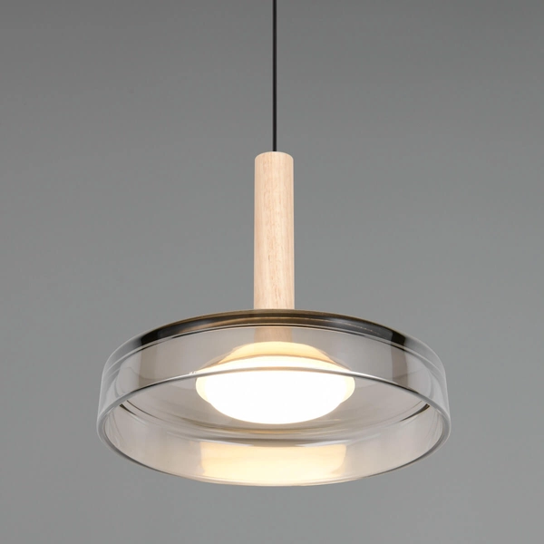 Wisząca lampa CELESTE 354910132 Trio LED 10W 3000K zwis czarny srebrny